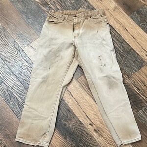 Men's Stained Dickies Work Pants